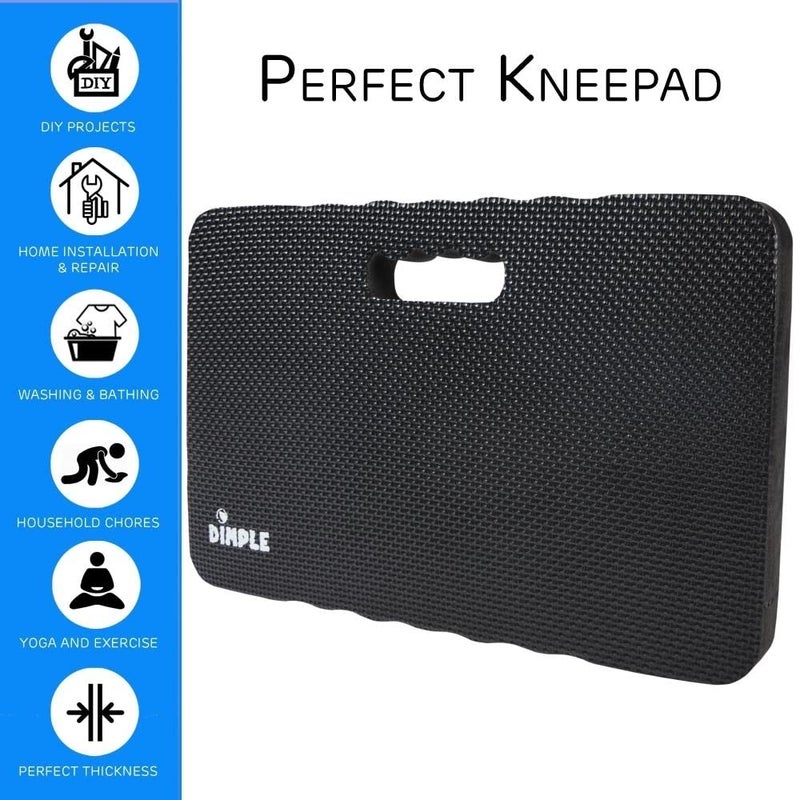 Dimple Kneeling Pad, High Density Thick Foam Comfort Kneeling Mats for Gardening, Yoga Exercise, Garden Cushions, Knee Pads Black - Image 4